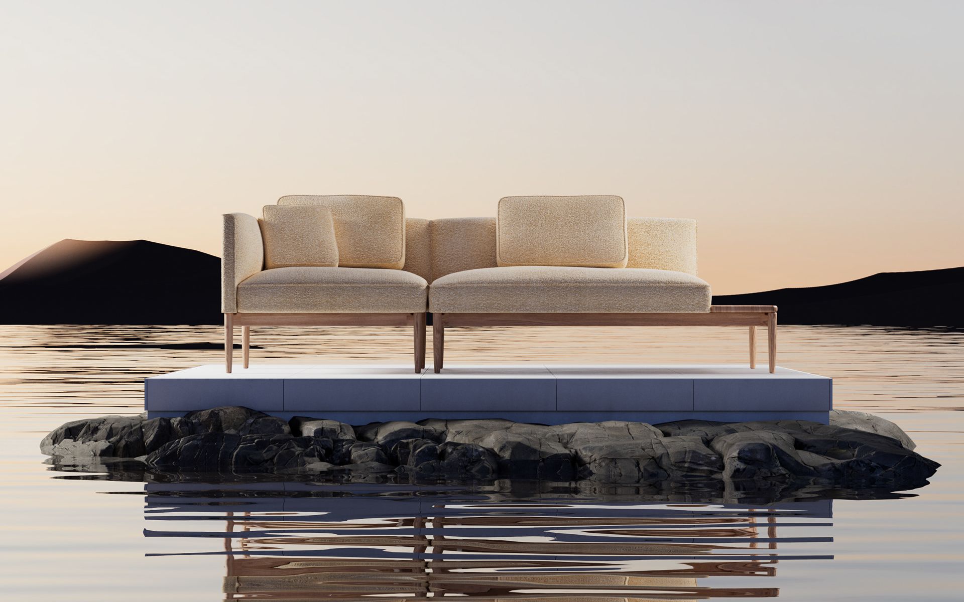 【c4d动态视觉鉴赏】室内场景三维创意视觉动画