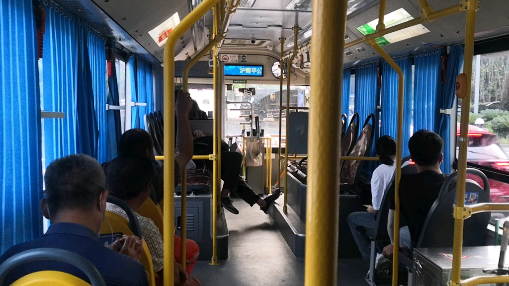 【上海公交】青浦巴士865路宇通zk6125bev27(e12)车内运行实录