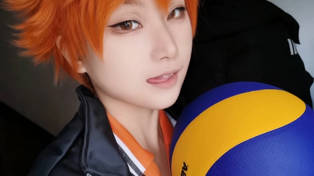 日向翔阳cos!来看橘子小狗