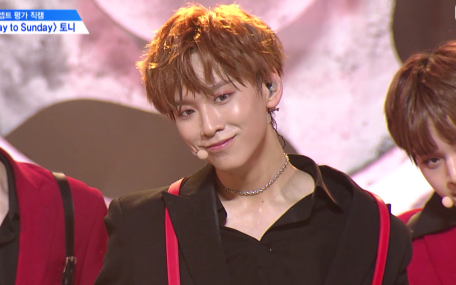 余景天tony直拍来了producex101第三次竞演mondaytosundaytony直拍