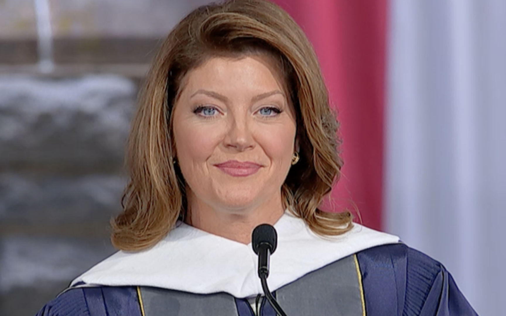 cbs知名主持人nara odonnel在乔治敦大学毕业典礼上的演讲(绝佳的