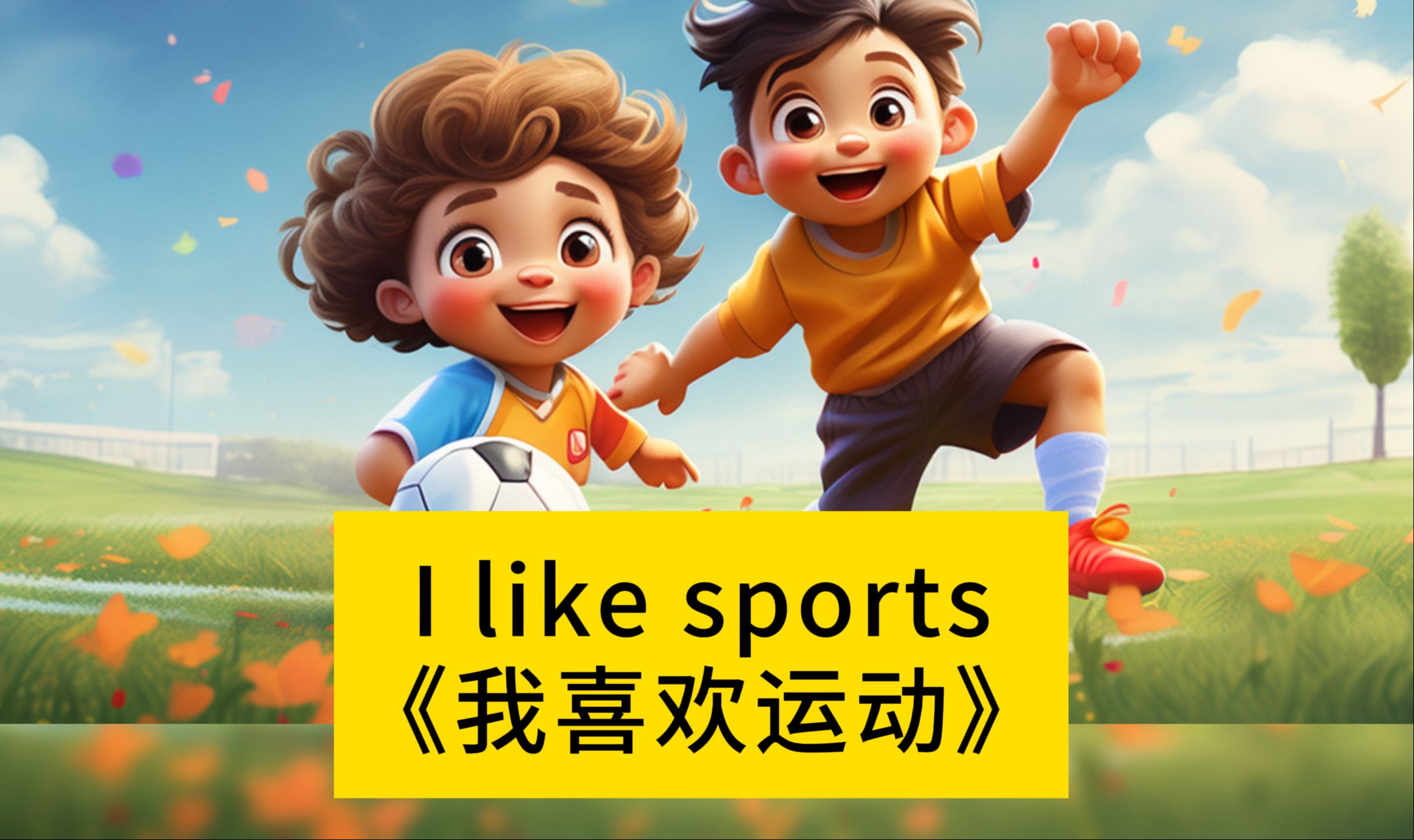 每日英语晨读No.29 I like sports 保姆式带读小学英语短文 提升听力哔哩哔哩bilibili