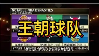 Download Video: 盘点NBA官方认定的王朝球队