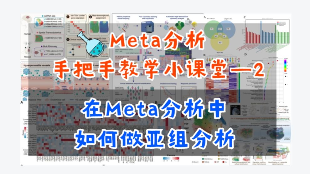 医学生必须要懂的Meta分析技巧!临床鹿的Meta科研小课堂(二):在Meta分析中,如何做亚组分析?哔哩哔哩bilibili