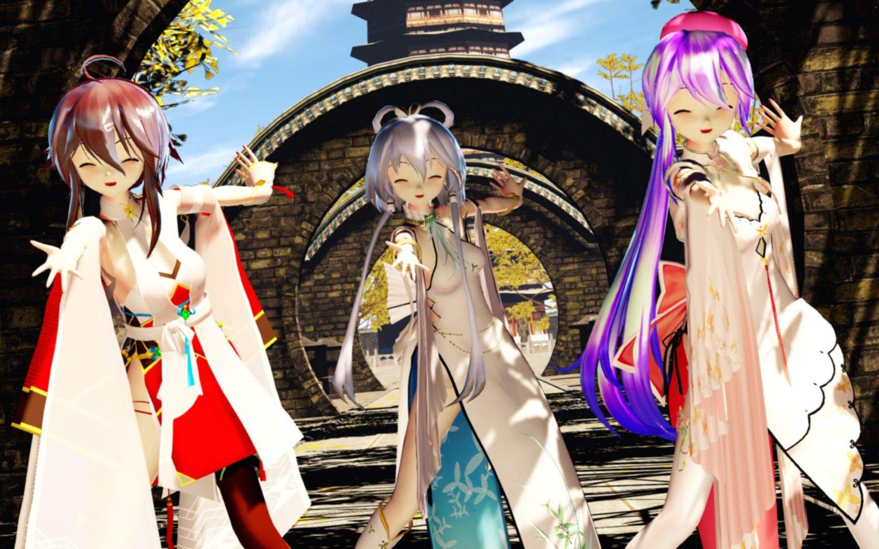 【mmd】中華娘3人に「奇跡さえも」を踊ってもらいました【らぶ式】