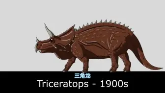 几个世纪以来，恐龙形象的巨大变化