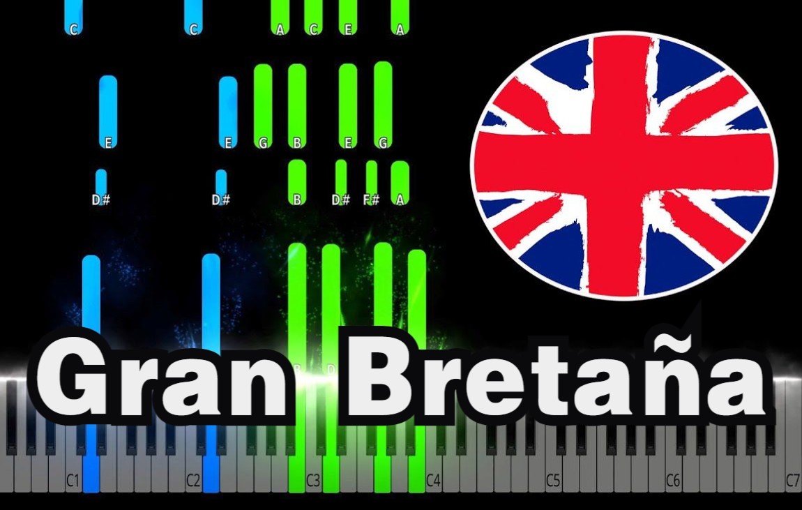 [图]钢琴版-英国国歌 天佑女王 British National Anthem - God Save The Queen Piano Tutorial