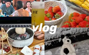 Video herunterladen: VLOG 雪天喝咖啡｜美甲分享|书桌学习｜独自散步｜草莓与火锅｜幸福瞬间记录｜要摘牙套啦｜收到新护肤品