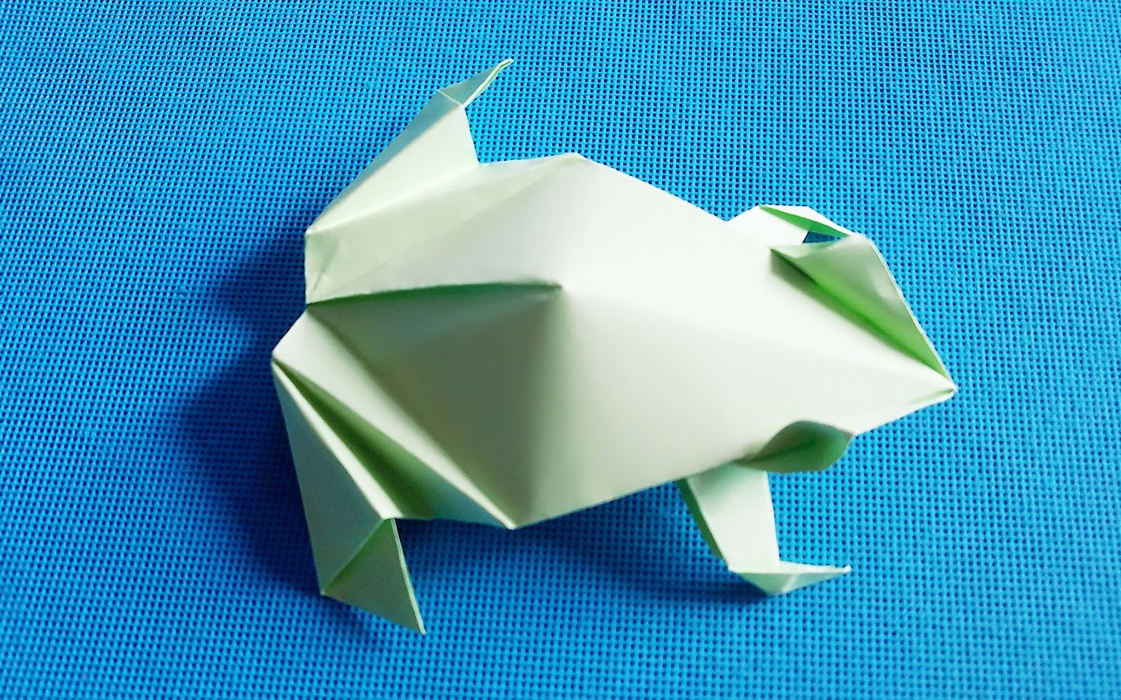 【折纸】青蛙折纸 ????_哔哩哔哩_bilibili
