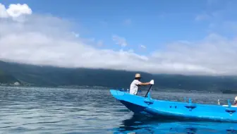 比亚迪宋plus dmi泸沽湖露营 乘船看水性杨花