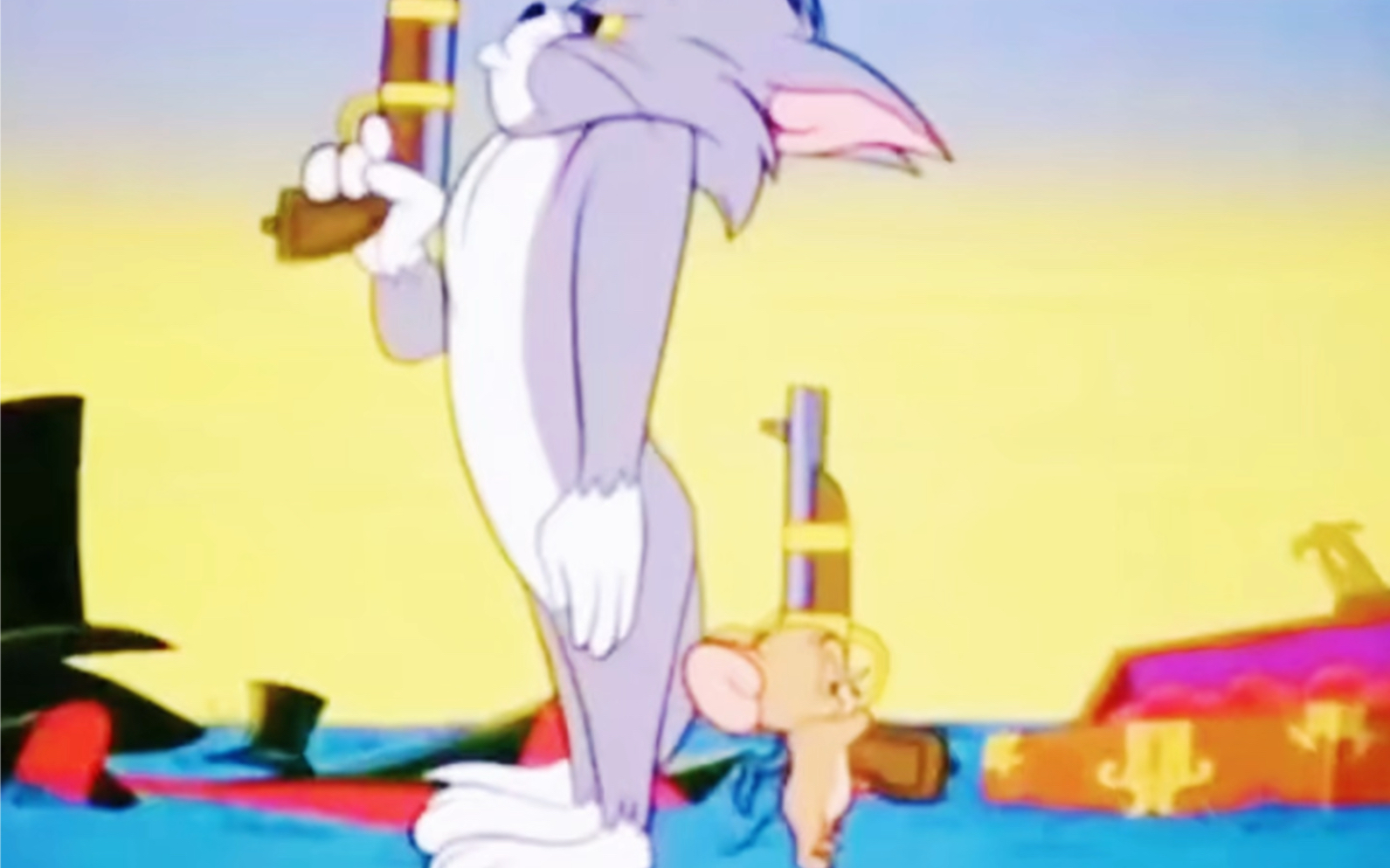 汤姆和杰瑞决斗谁会赢?