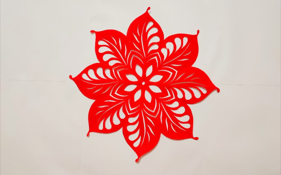 剪纸叶子也很美丽哦!详细图解视频教程来了!