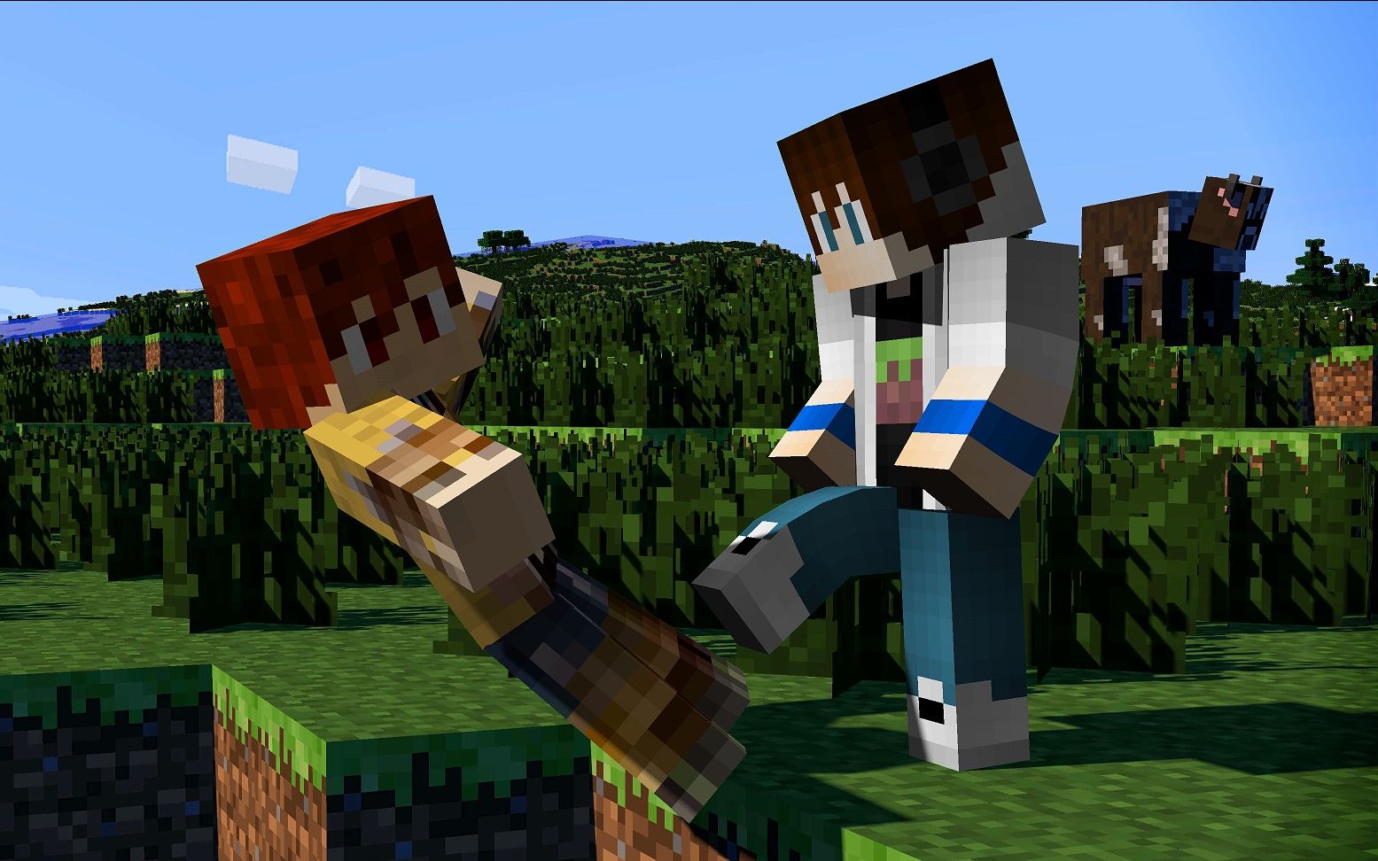 【桦风x泽瀚】minecraft 双人解谜《nexus duandarise》上集(超多违规