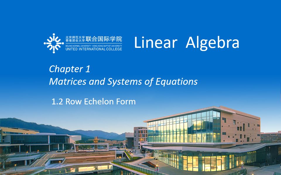 2 row echelon form_哔哩哔哩_bilibili