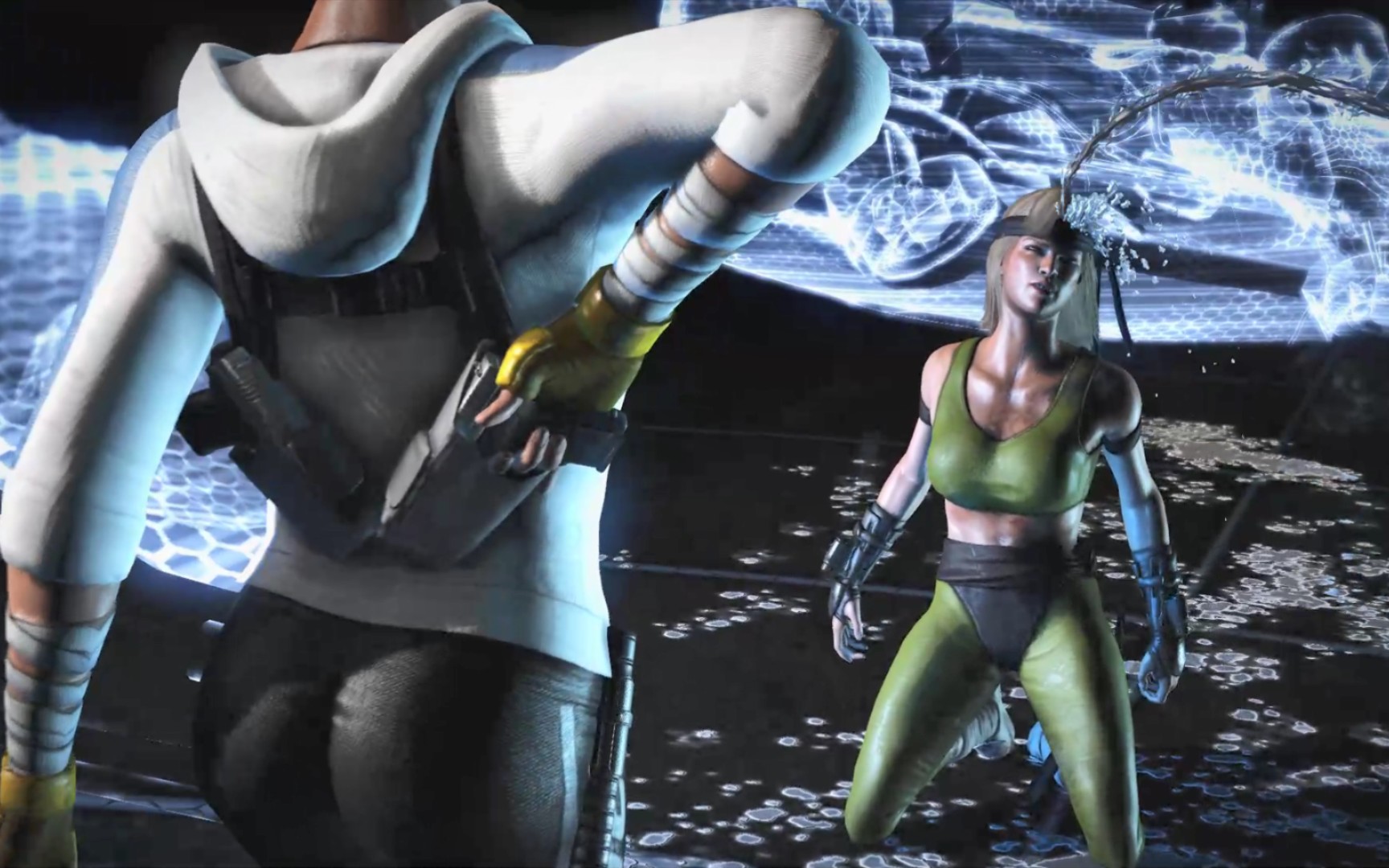 真人快打xl泡泡头终结技-凯西索妮娅母慈女孝时刻