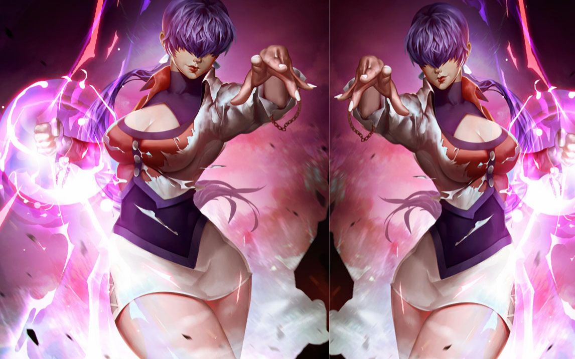 【拳皇98ol】荒狂电光夏尔美六门技能介绍演示_哔哩哔哩 (゜-゜)つロ