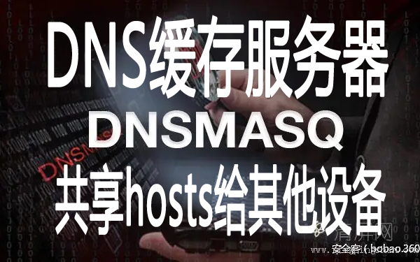 ESXI搭建Dnsmasq域名服务器共享hosts给其他设备