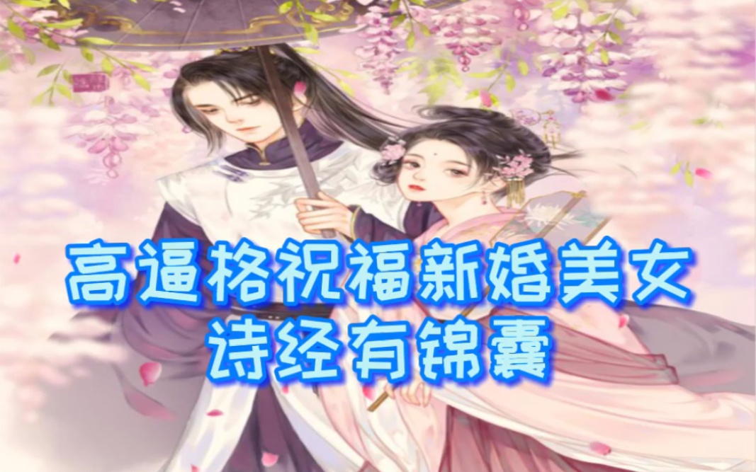 诗经教你高逼格祝福新婚美女哔哩哔哩bilibili