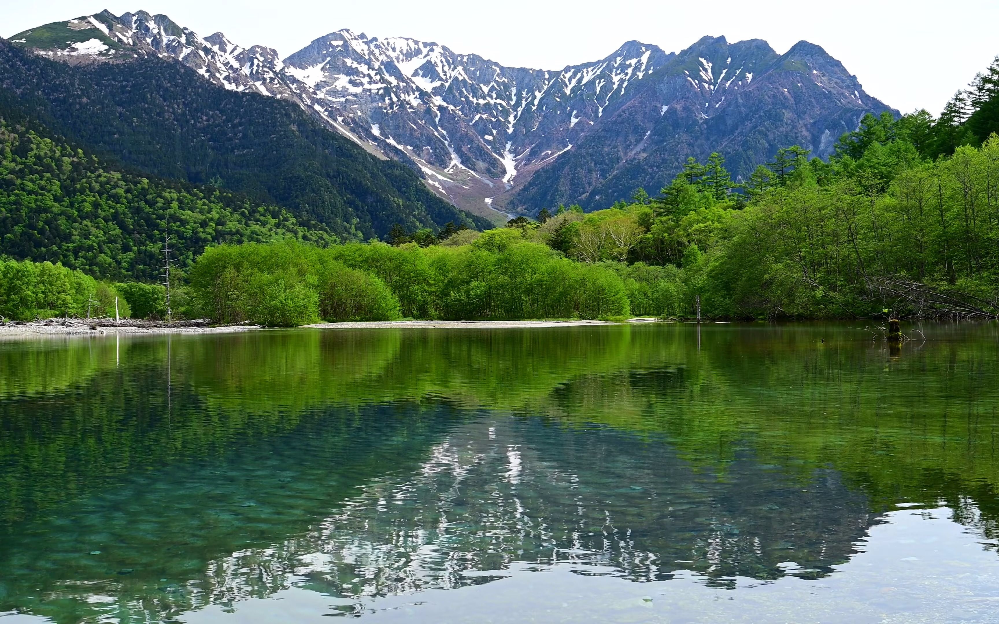 【超清日本】第一视角 漫步美丽新绿的长野县上高地 (4k超清版) 2022.