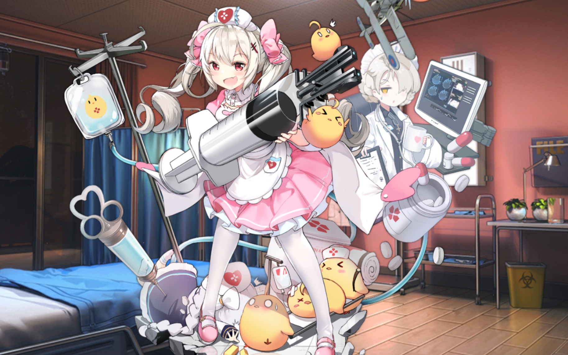 【碧蓝航线】英勇-小护士的时间 皮肤展示_哔哩哔哩 (゜-゜)つロ 干杯