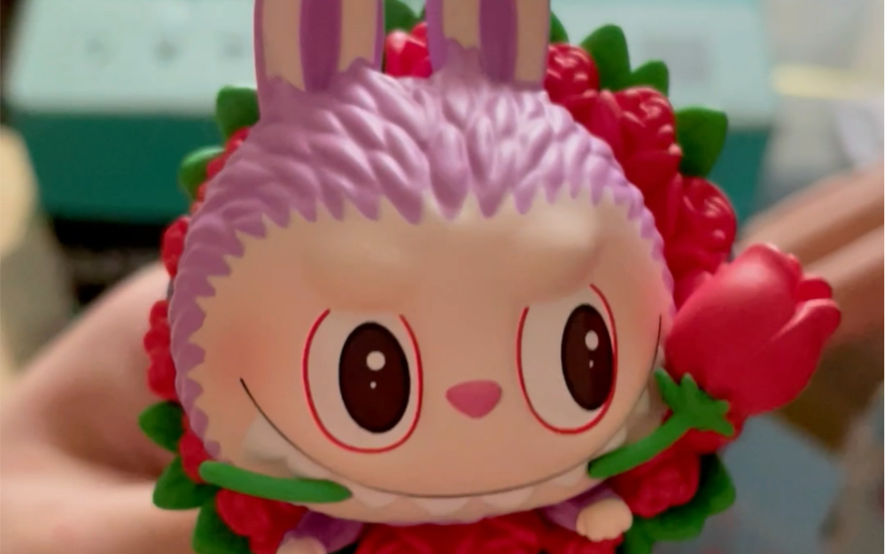 活动作品上次抽中的labubu甜蜜吊卡到啦拆箱视频分享好运