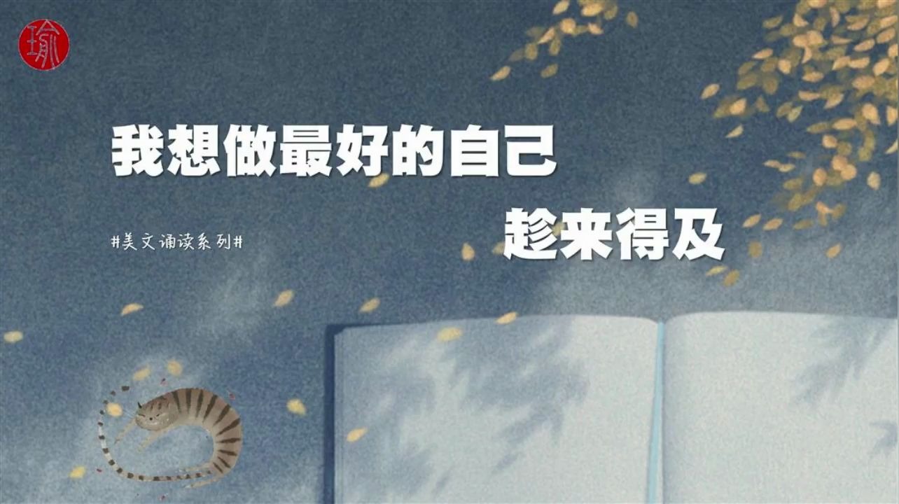 美文诵读:做最好的自己哔哩哔哩bilibili