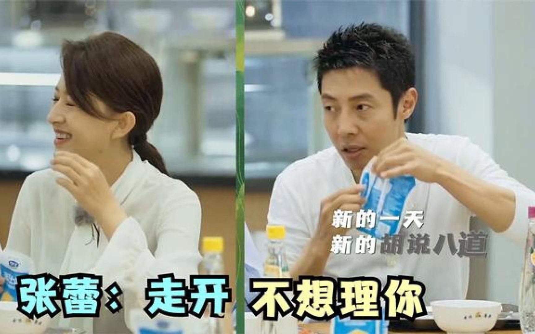 撒贝宁一本正经的话说八道,张蕾被耍的没脾气,直言:我太天真