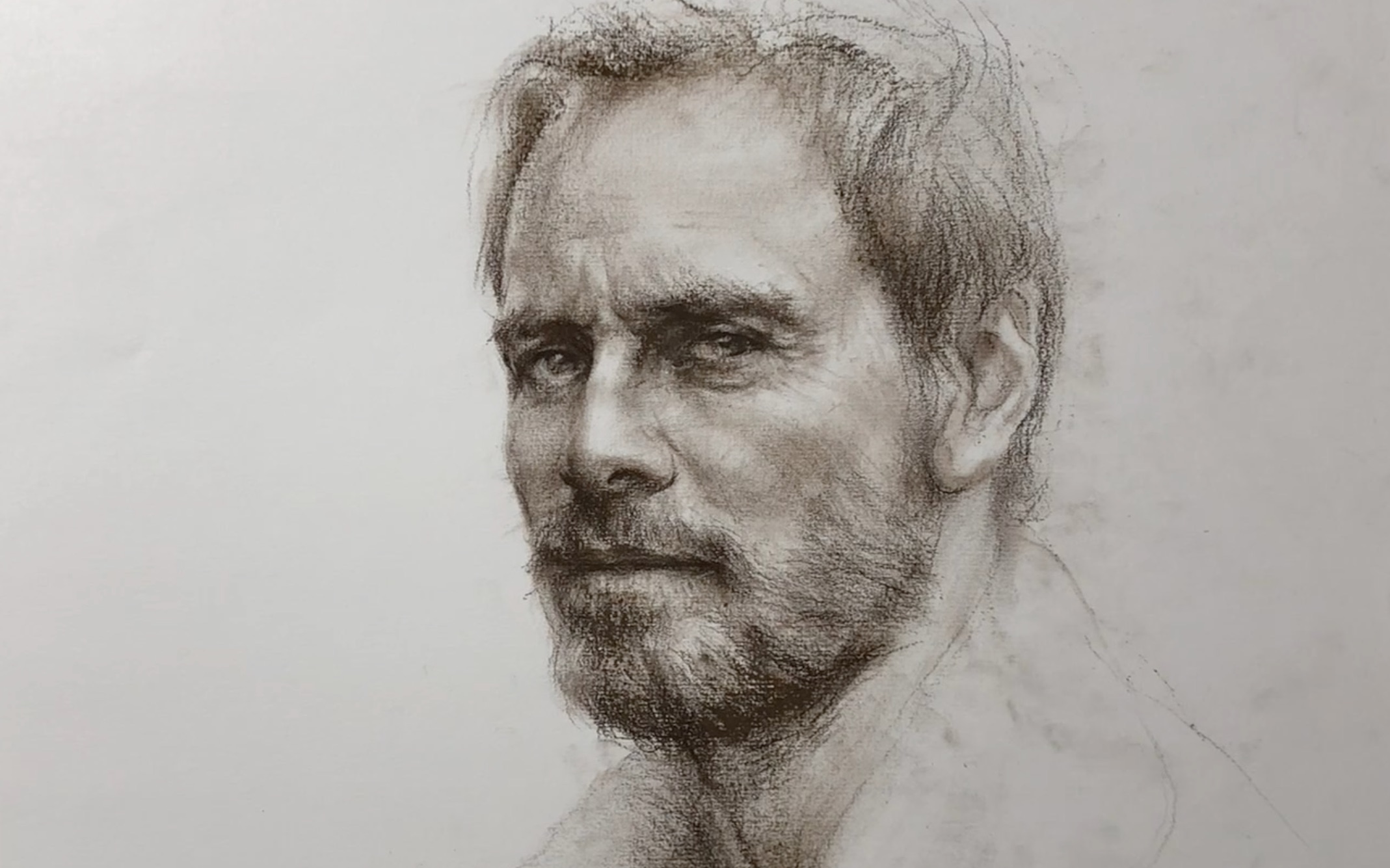 为什么叫他法鲨 索斯 色粉铅笔 绘画过程