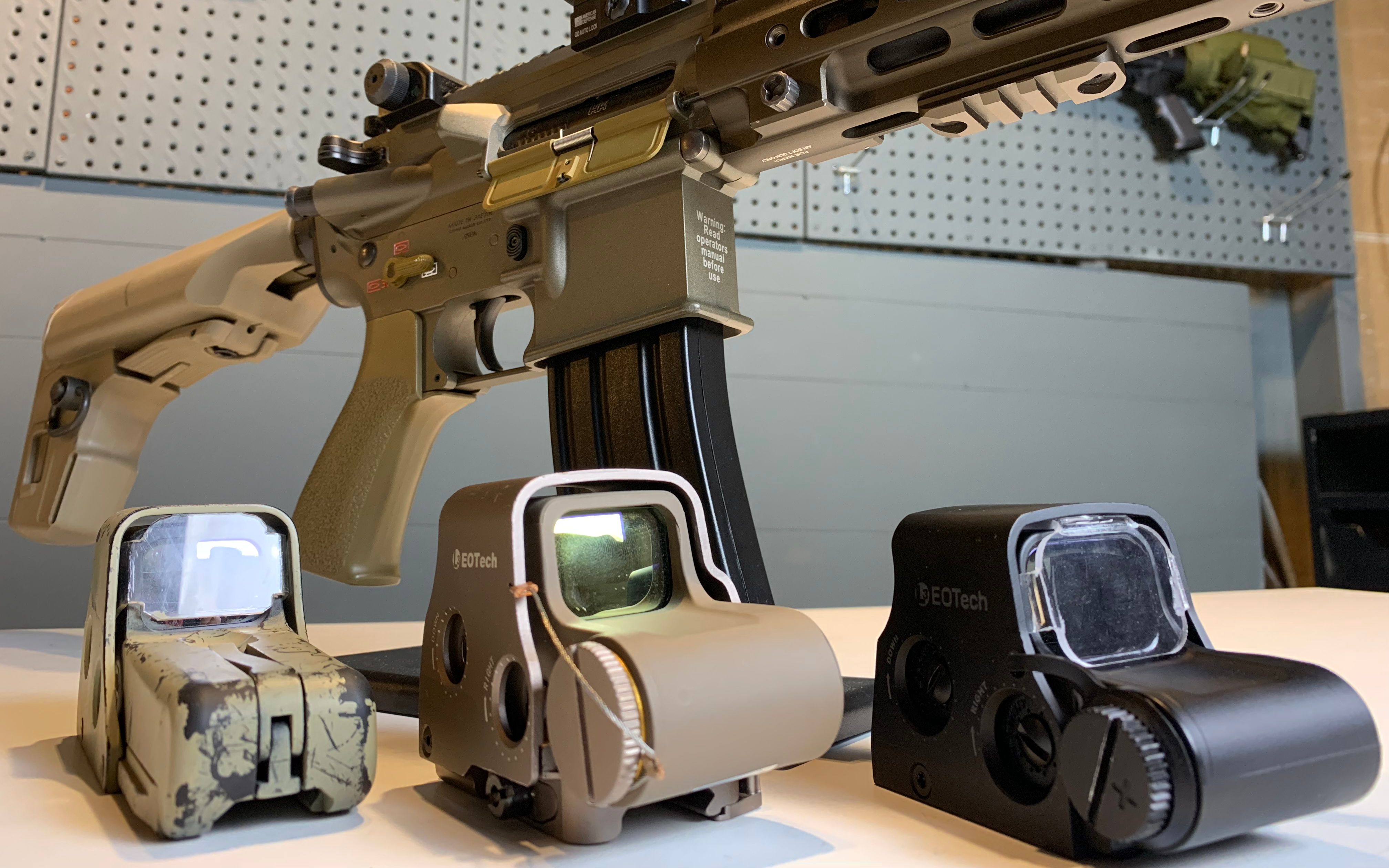 【ravens评测】来猜真假?eo-tech真假全息镜使用大鉴别