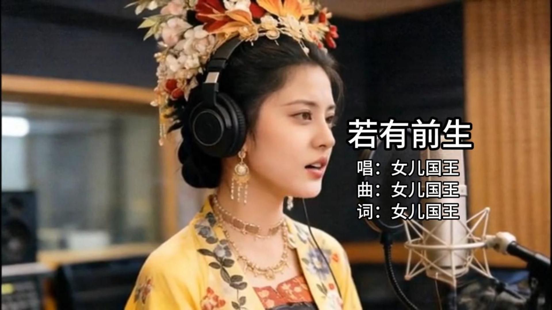 女儿国王献唱《若有前生》，你話若有來生聲音輕得像雪，可你成咗佛點會再跌落人間夜！