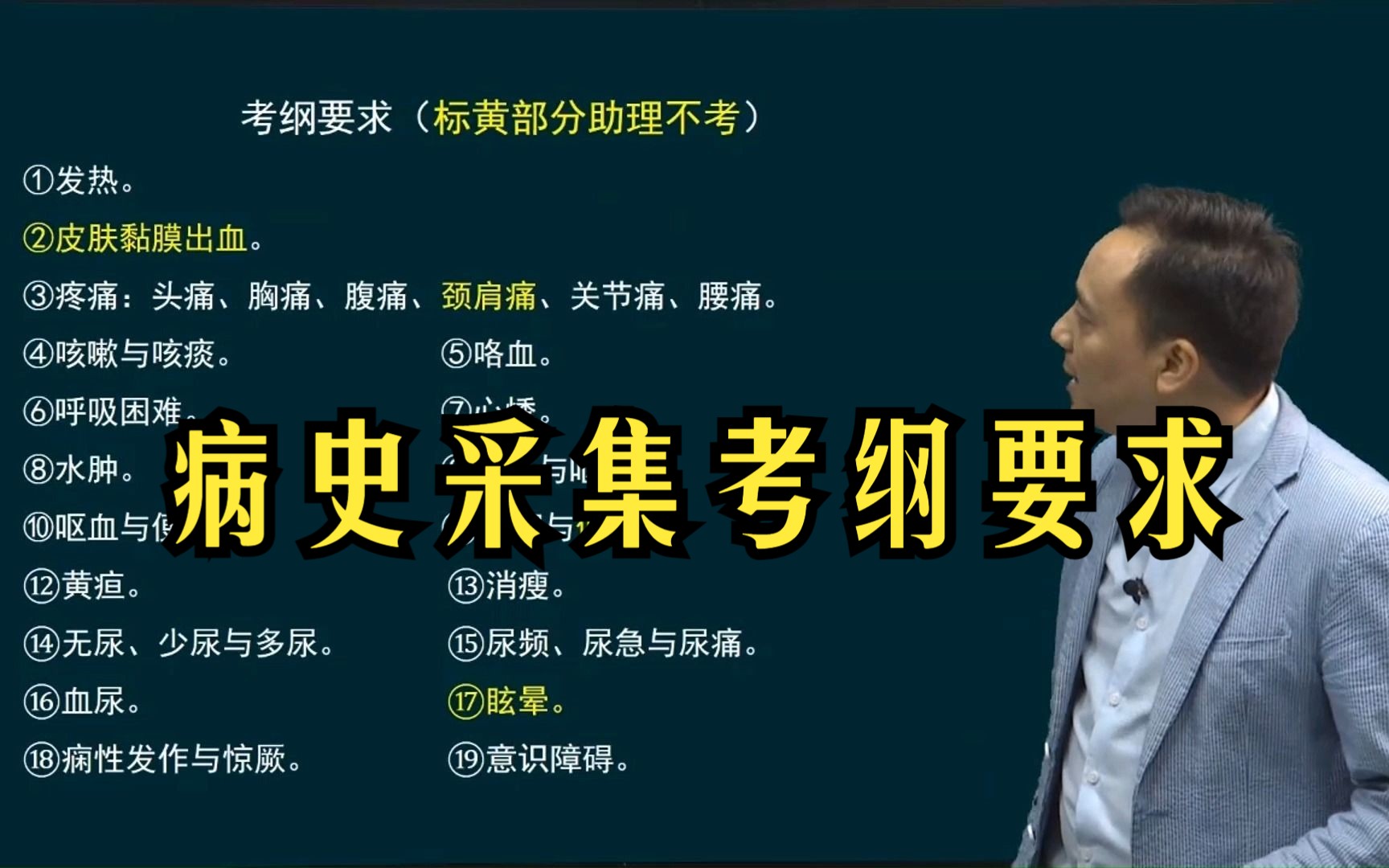 【技能精讲第一站】病史采集考纲要求,东帆老师教你如何拿分!哔哩哔哩bilibili