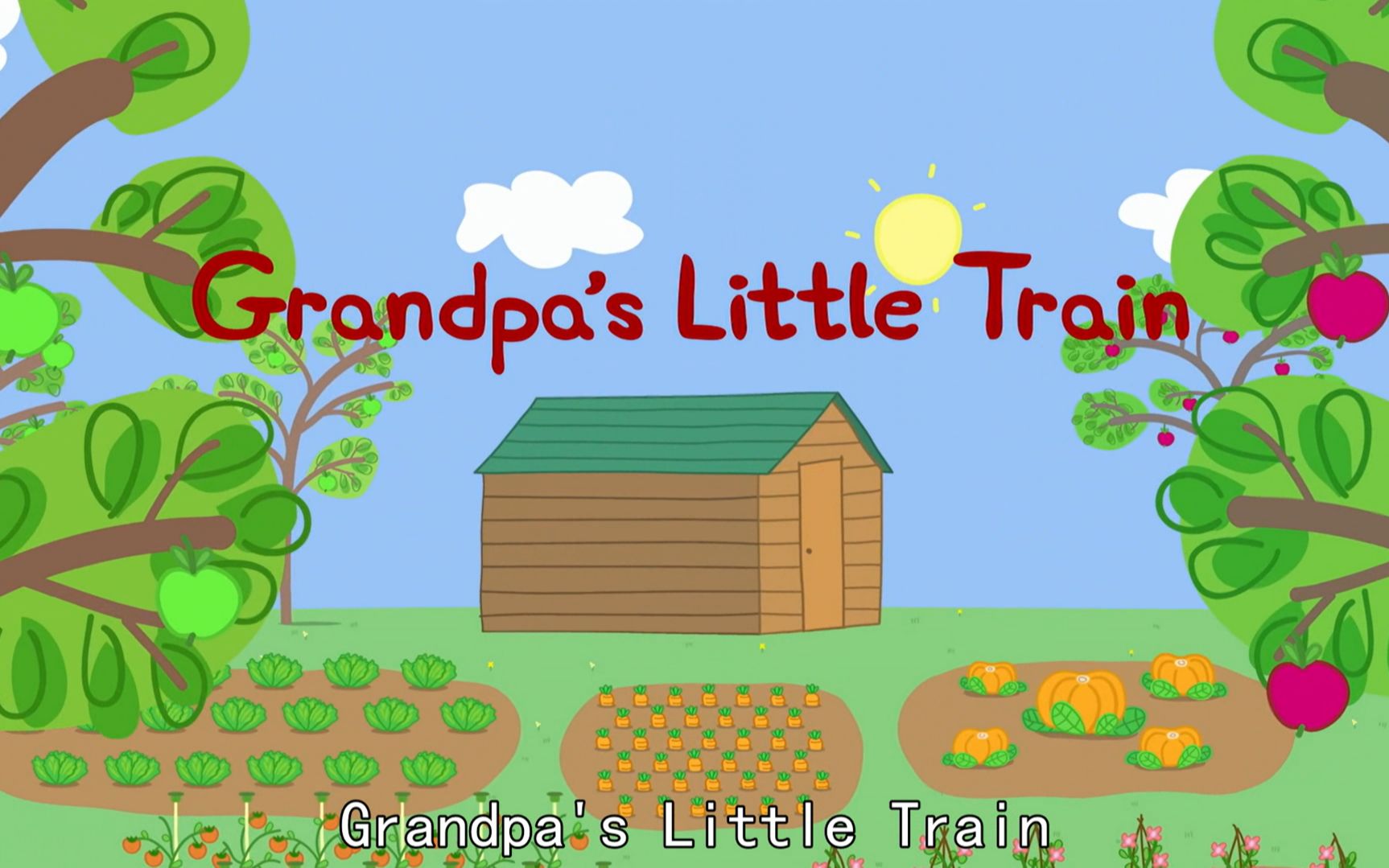 (小猪佩奇)Grandpa's Little Train【英文字幕】哔哩哔哩bilibili