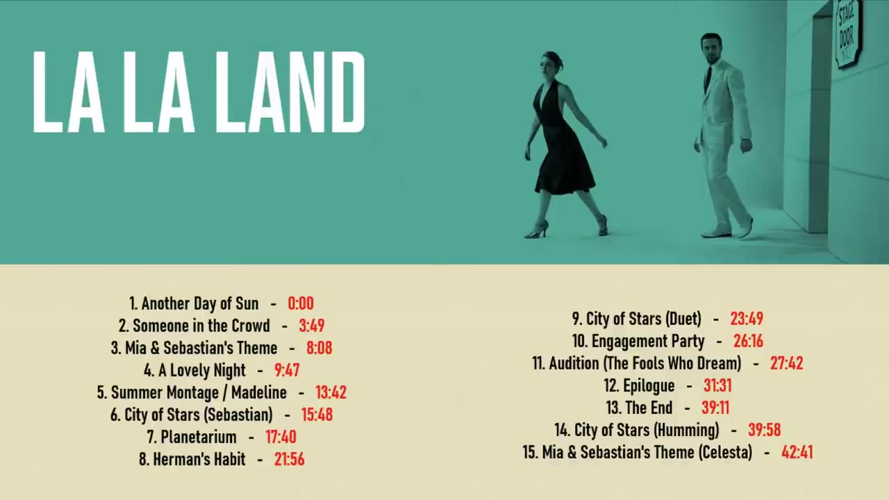 [图]《爱乐之城》原声带音乐合集La La Land Soundtrack