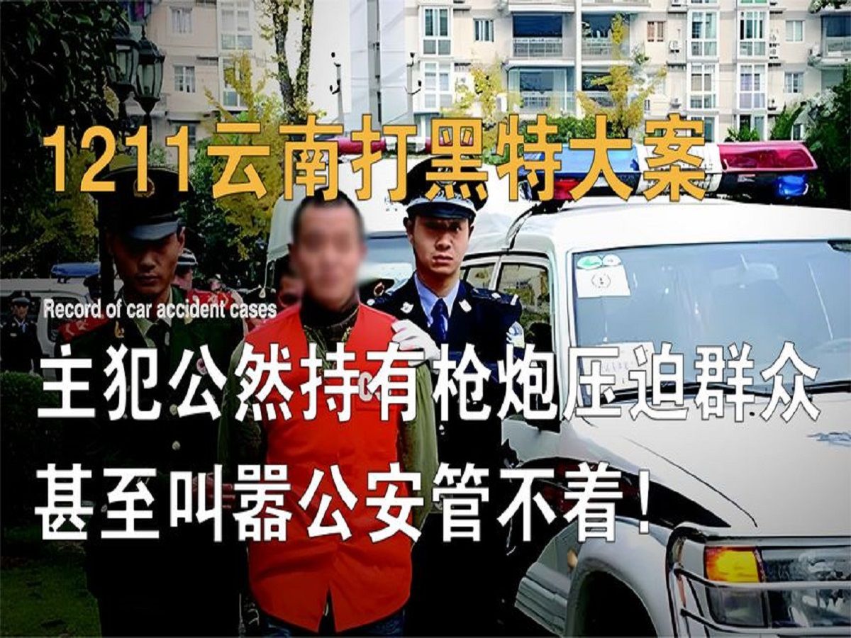 云南12.11打黑大案,黑恶势力当街砍人,甚至叫嚣警方没资格管!哔哩哔哩bilibili