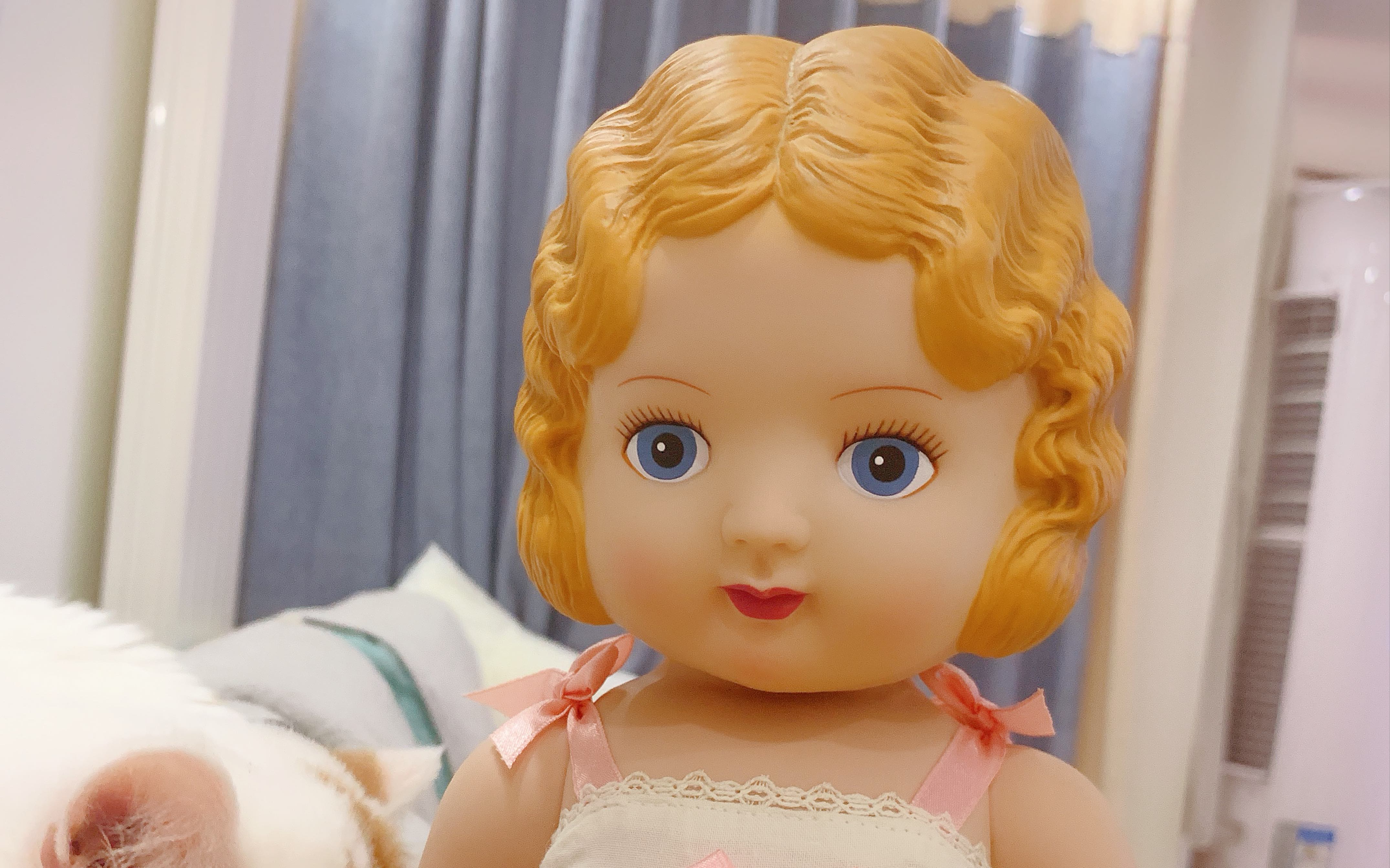 古董娃娃 daisy娃娃 椰菜娃娃 奶泡泡新脸膜 新旧对比 我的娃柜里有