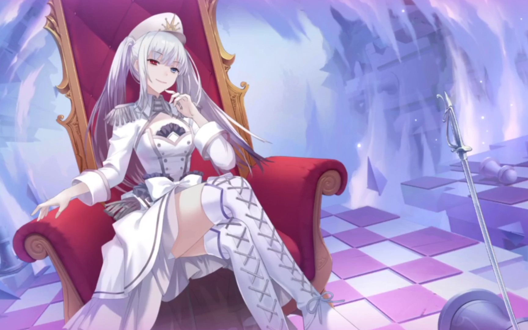 【约战手游】女王法则(白之女王时装展示)