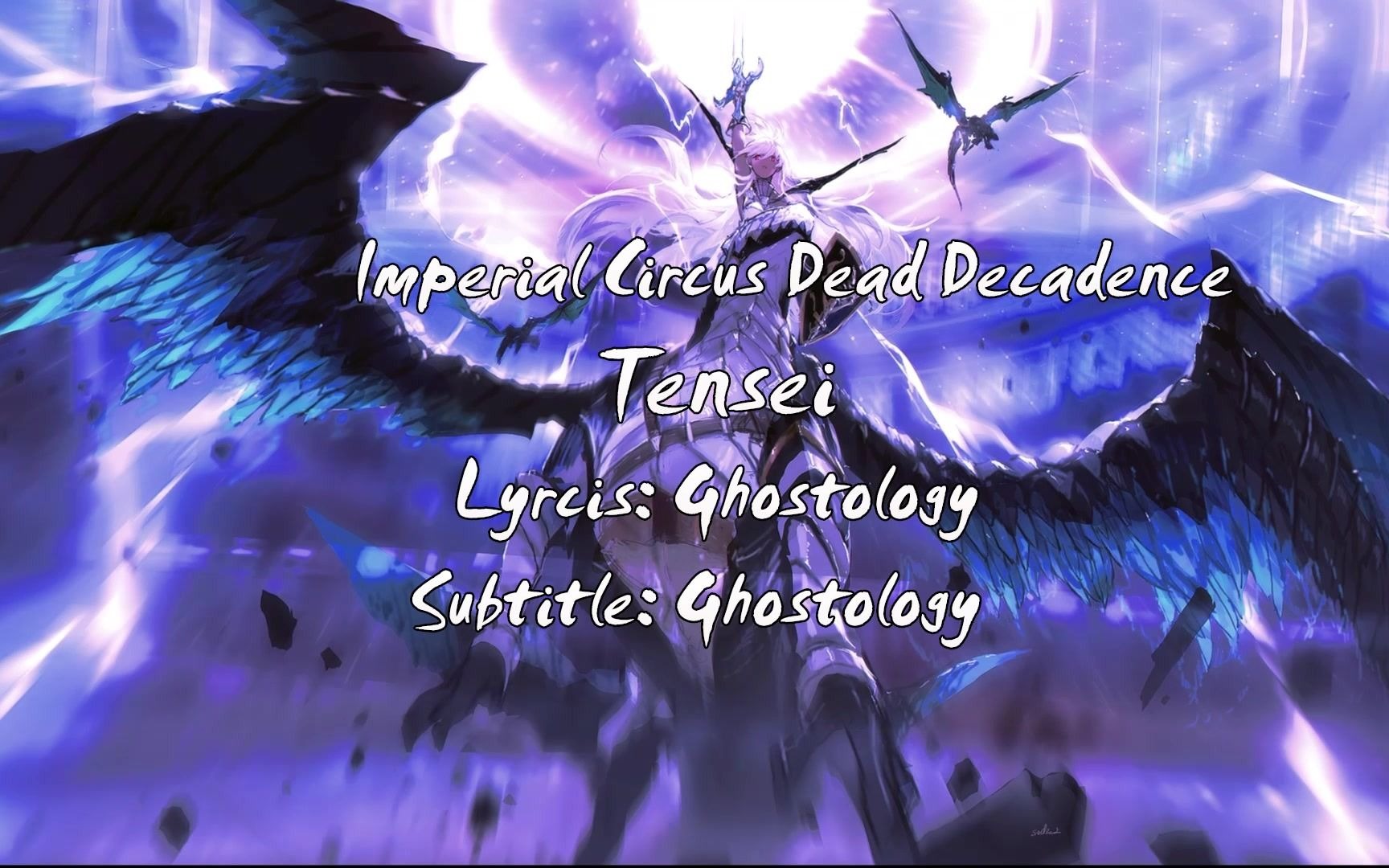 [图]「 天聲 」 Imperial Circus Dead Decadence → 「 Lyrics video / Storyboard 」