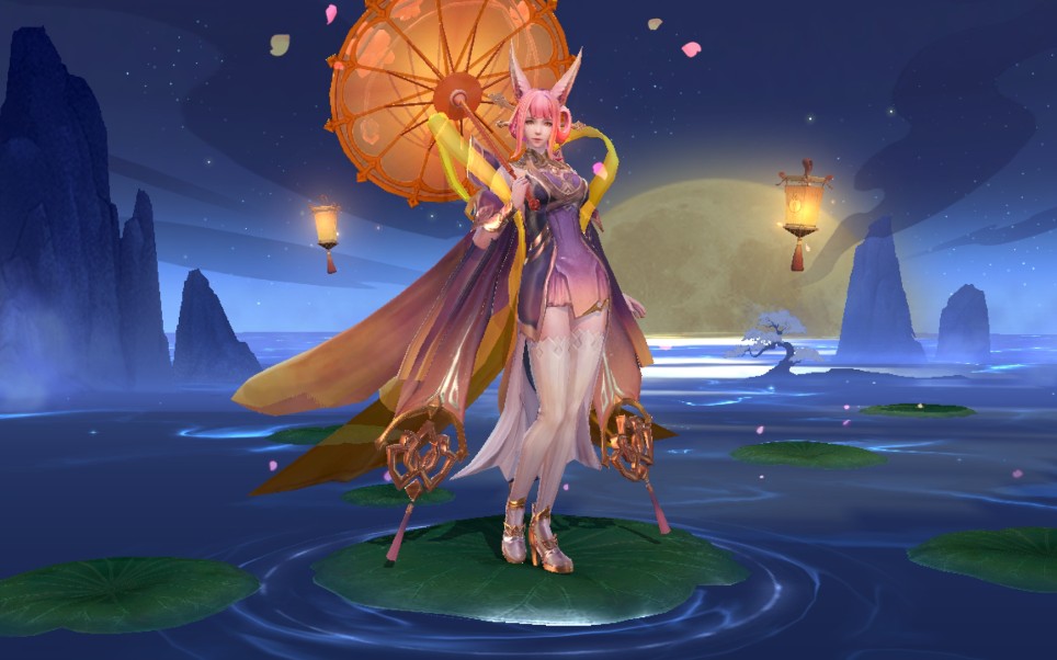 传说对决〕台服莉莉安-镜花水月换色(有自带音效)