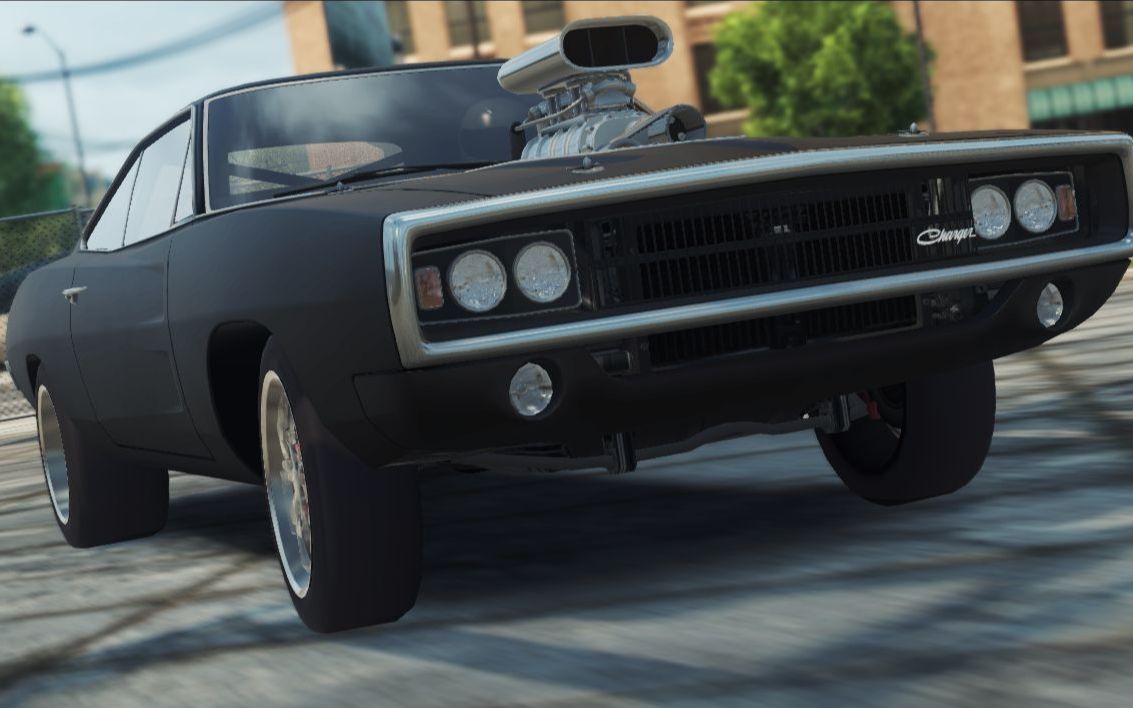 当唐老大在nfs17里驾驶dodgechargerrt