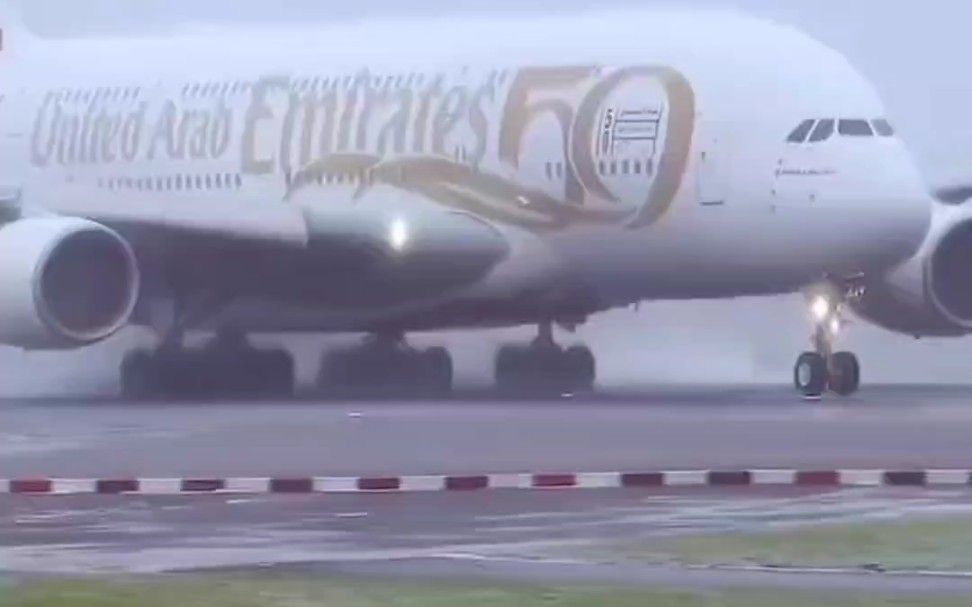 空客a380所有震撼起飞合集