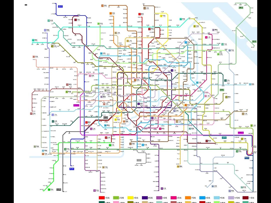 上海市轨道交通规划图片