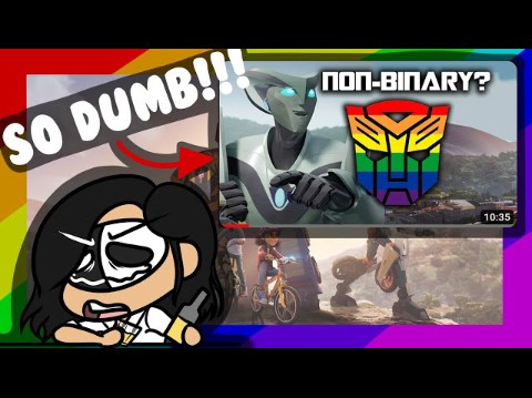 变形金刚:小画师醉酒锐评地球火种非二元性别this videois ridiculous