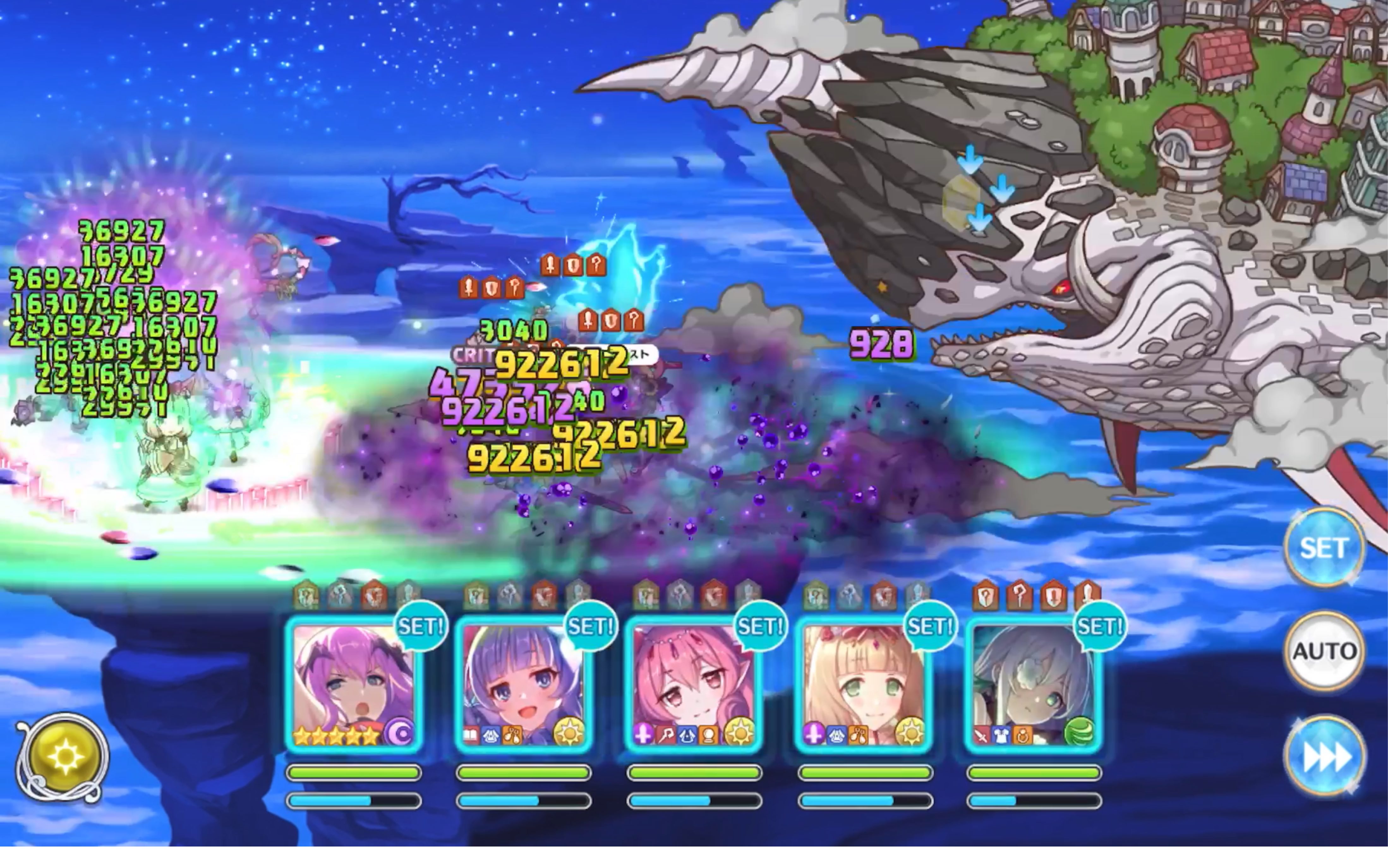 【公主连结日服】主角lv 280 re:0二期联动 ex  9刀 自存