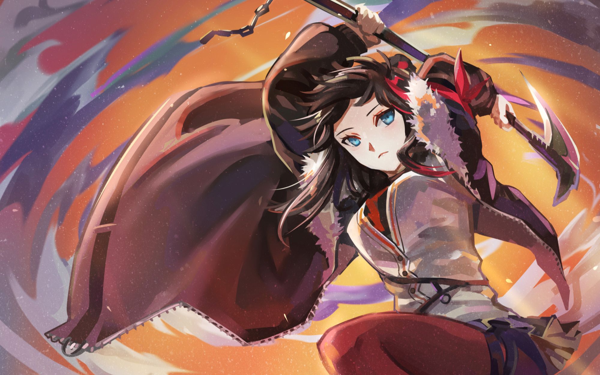 【明日方舟】还玩什么游戏,不如摸鱼唠嗑画凛冬_哔哩哔哩 (゜-゜)つロ