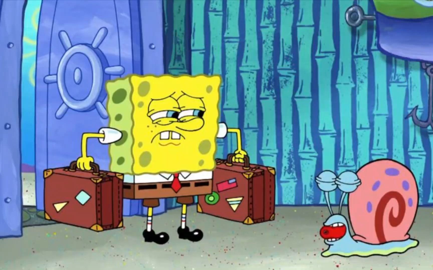 海绵宝宝:小蜗独宠新球,还咬伤海绵宝宝,海绵宝宝伤心离家出走