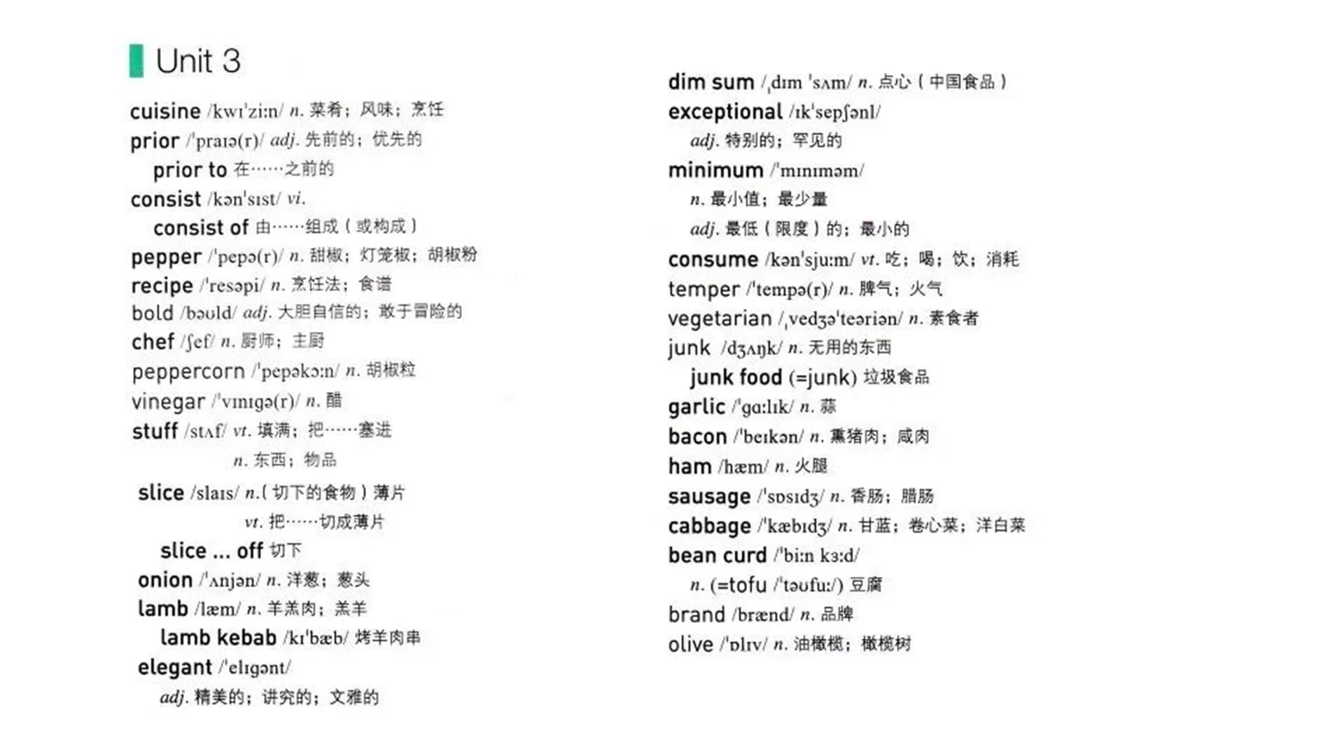 [图]2020最新人教版高中英语选择性必修第二册选修2单词录音Unit 3 Food and Culture