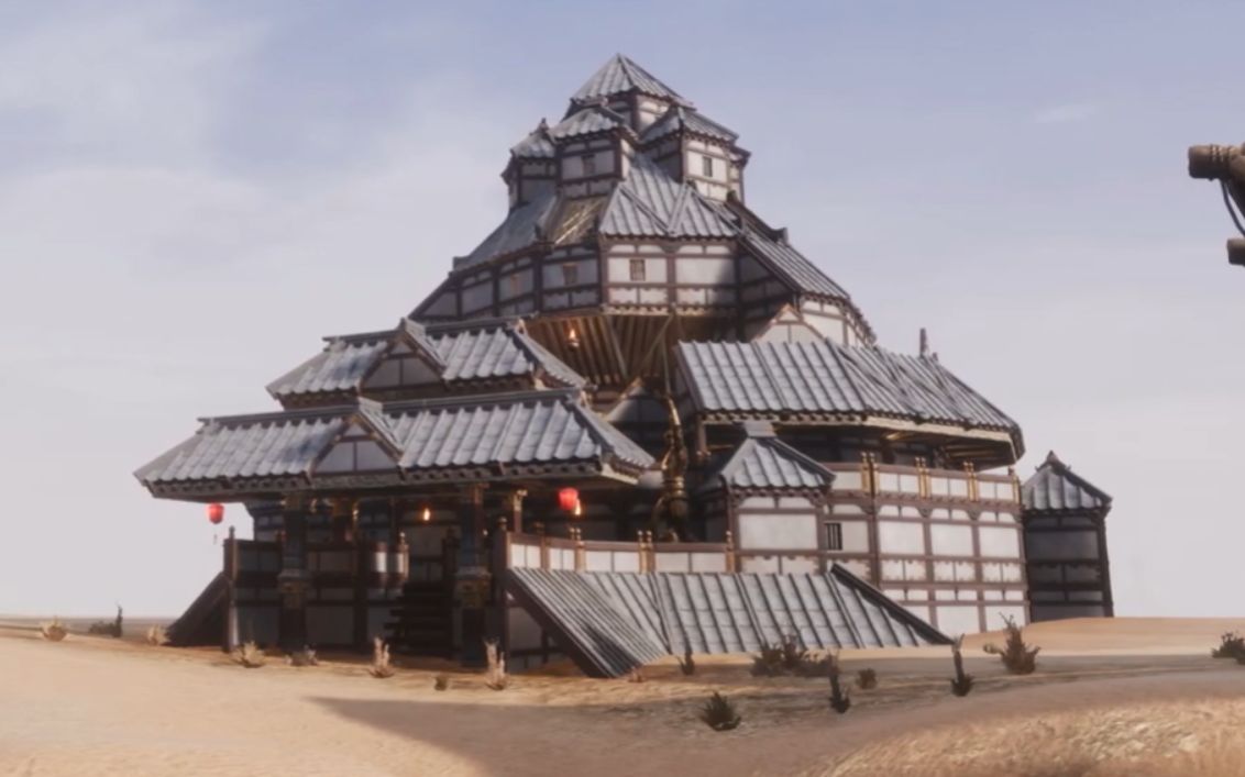 [图]Conan Exiles 流放者柯南 建筑-邪马台古式建筑