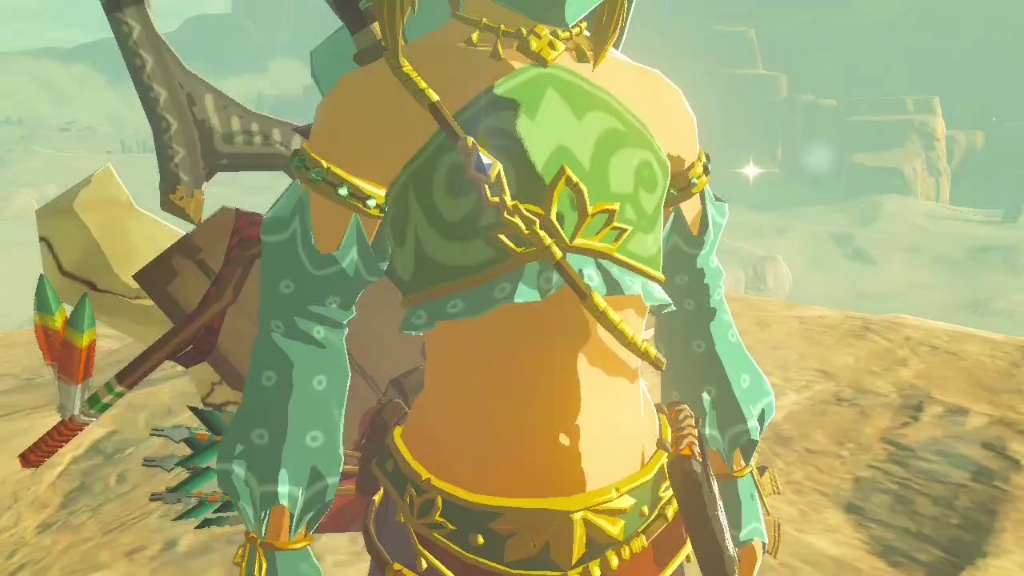 穿女装时林克的娇羞反应