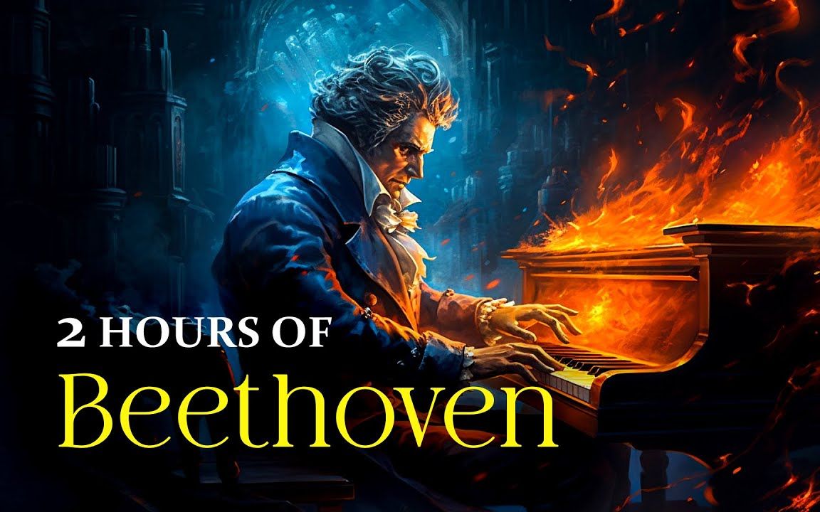 2小时的月光奏鸣曲 | 贝多芬,最有名的古典音乐,钢琴播放列表,适合