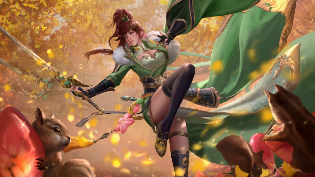 【剑舞浏漓 * 周夷】 120帧 3840x2160动态